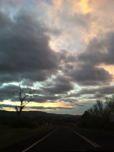2 Sunset en route to Mudgee